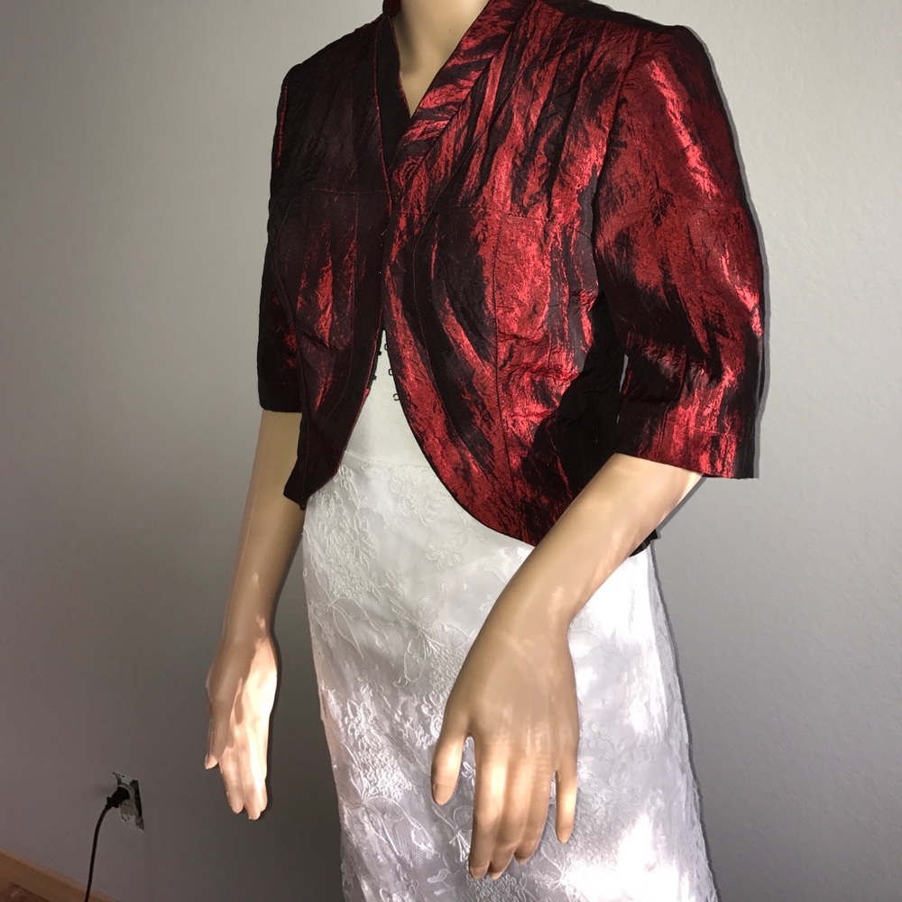 Metallic Red jacket size M - Picture 4 of 4