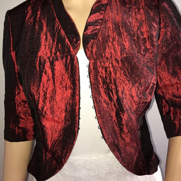 Metallic Red jacket size M - Picture 3 of 4