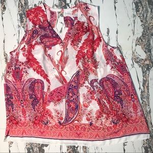 Women's Paisley tank top/blouse