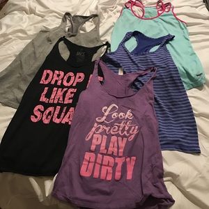 5 razor back workout tanks 💪🏼👌🏼