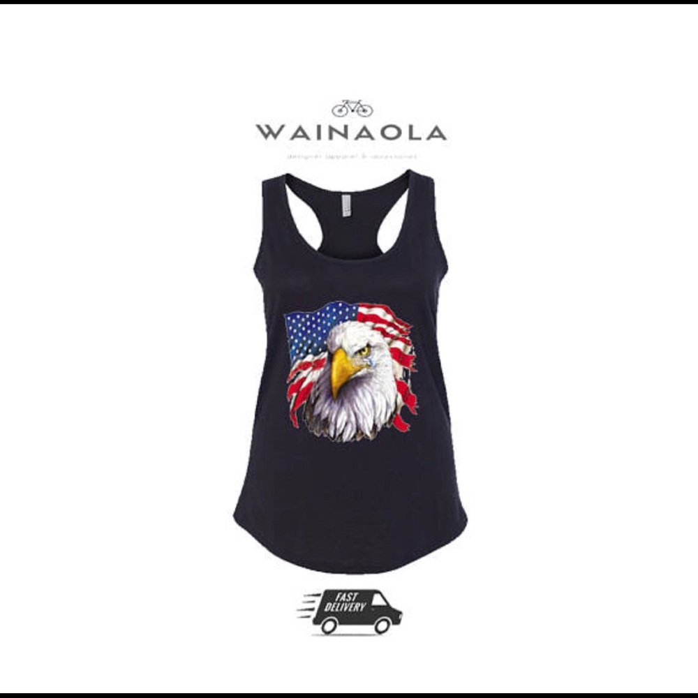 Brand New 4th of July American Eagle Tank Top