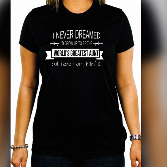 Here I Am Killin' It-Aunt Graphic Tee - Picture 2 of 2