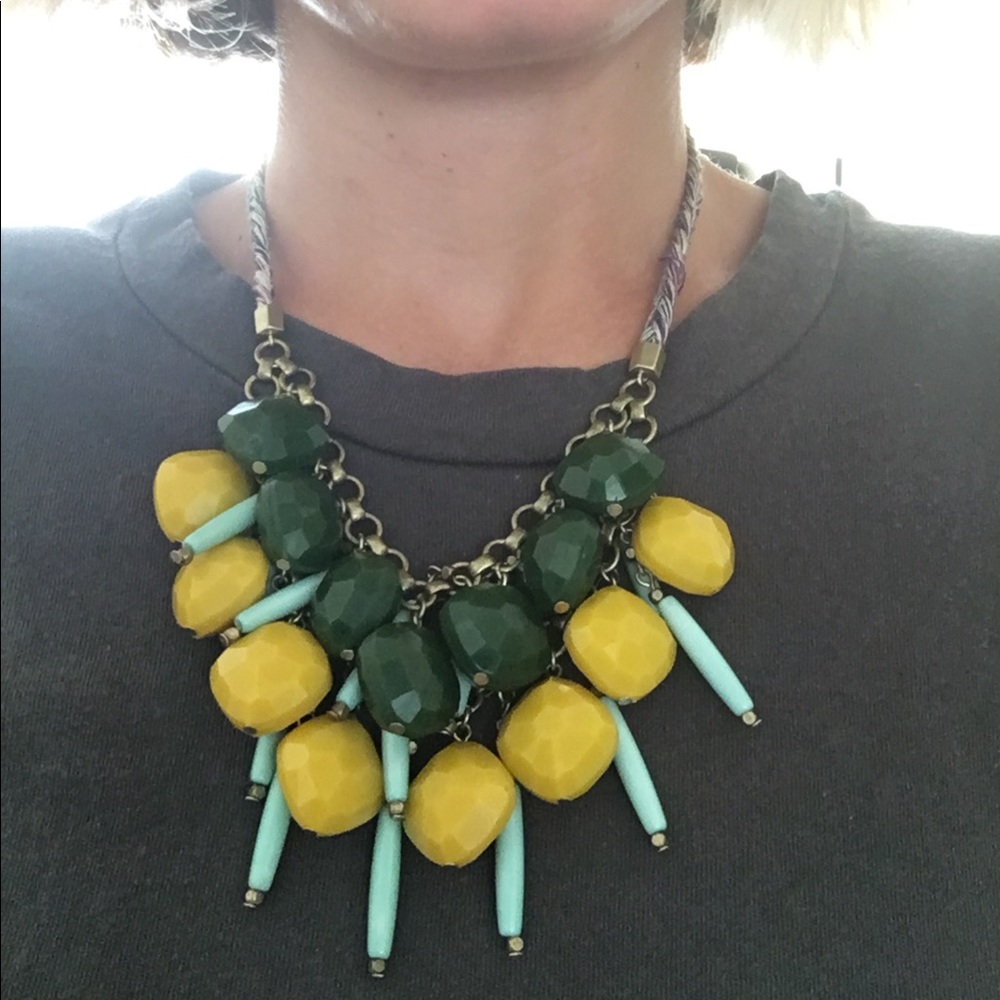 Anthropologie adjustable tie necklace