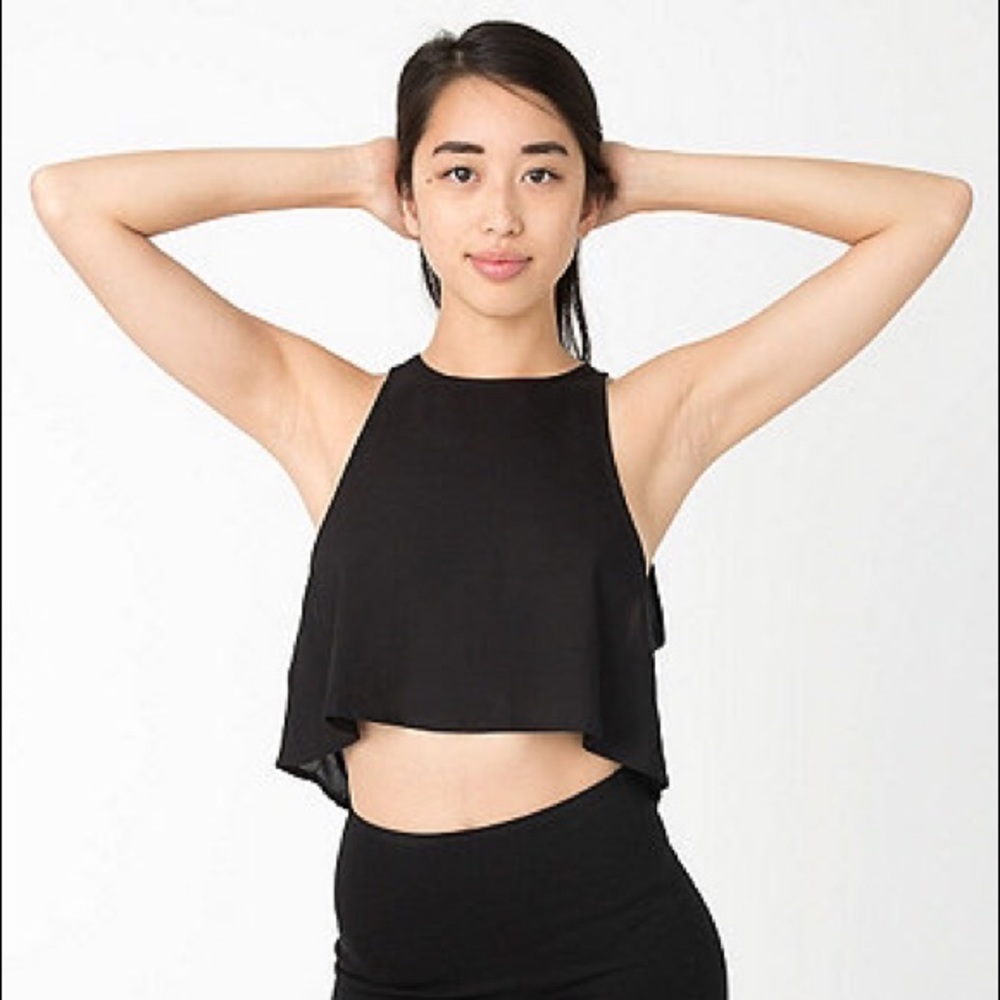 AA LULU CROP TOP TANK XS