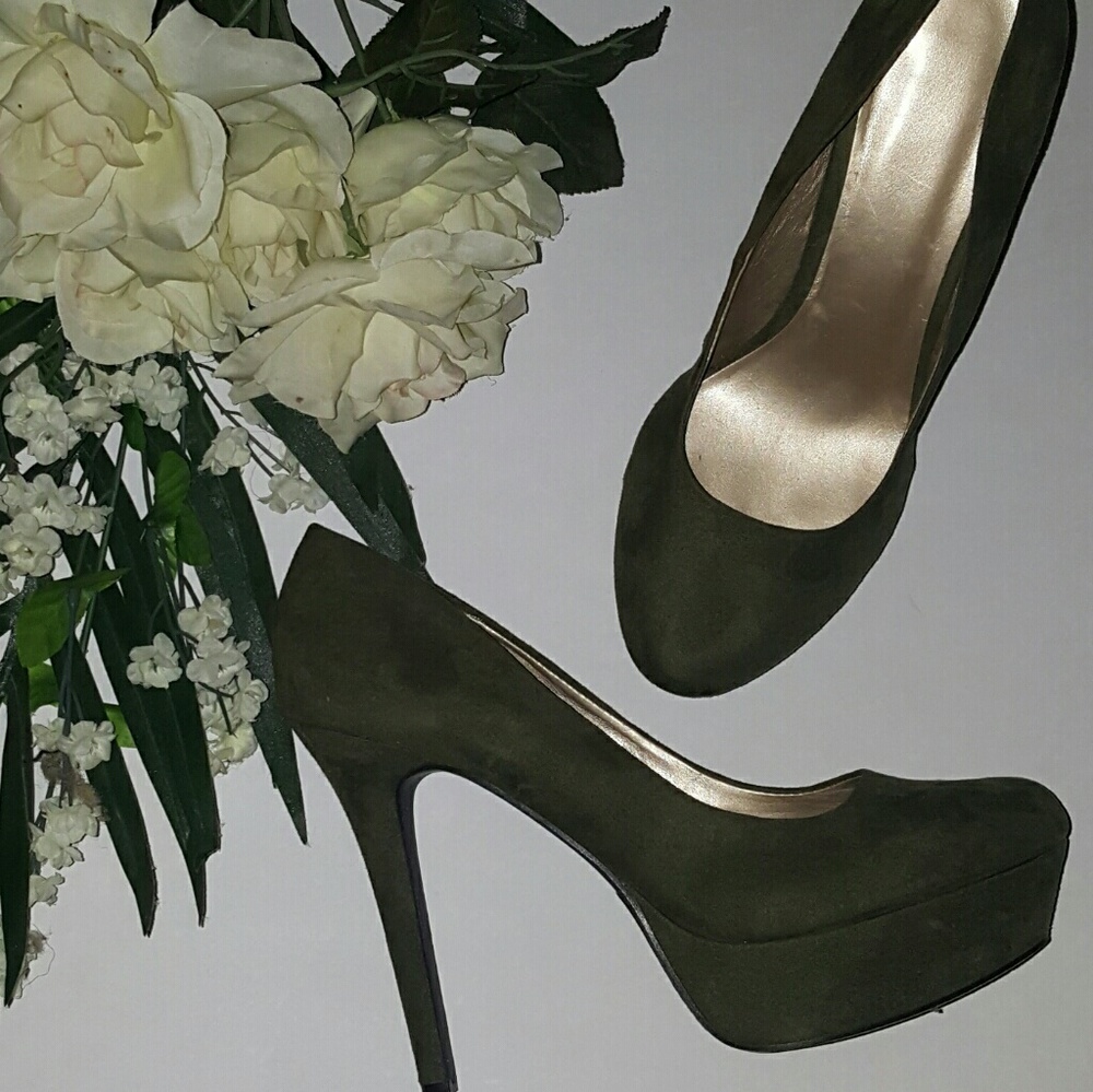 Olive Green Platform Shoes