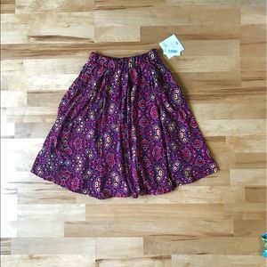 Lularoe Maddison Flare Patterned Skirt 💫