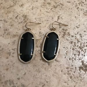 Kendra Scott Elle Earrings in Black/Gold