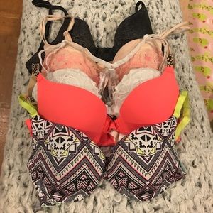 VS and PINK bras (all 32b)