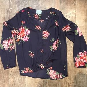 Skies Are Blue Blouse