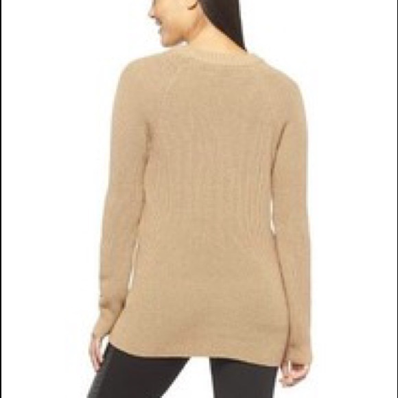 *PRICE DROP!* Tan Double-Zip Sweater - Picture 3 of 8