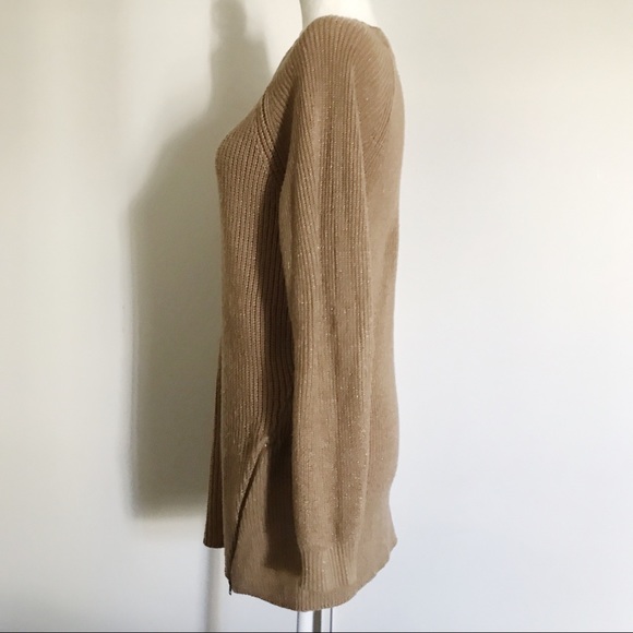 *PRICE DROP!* Tan Double-Zip Sweater - Picture 5 of 8