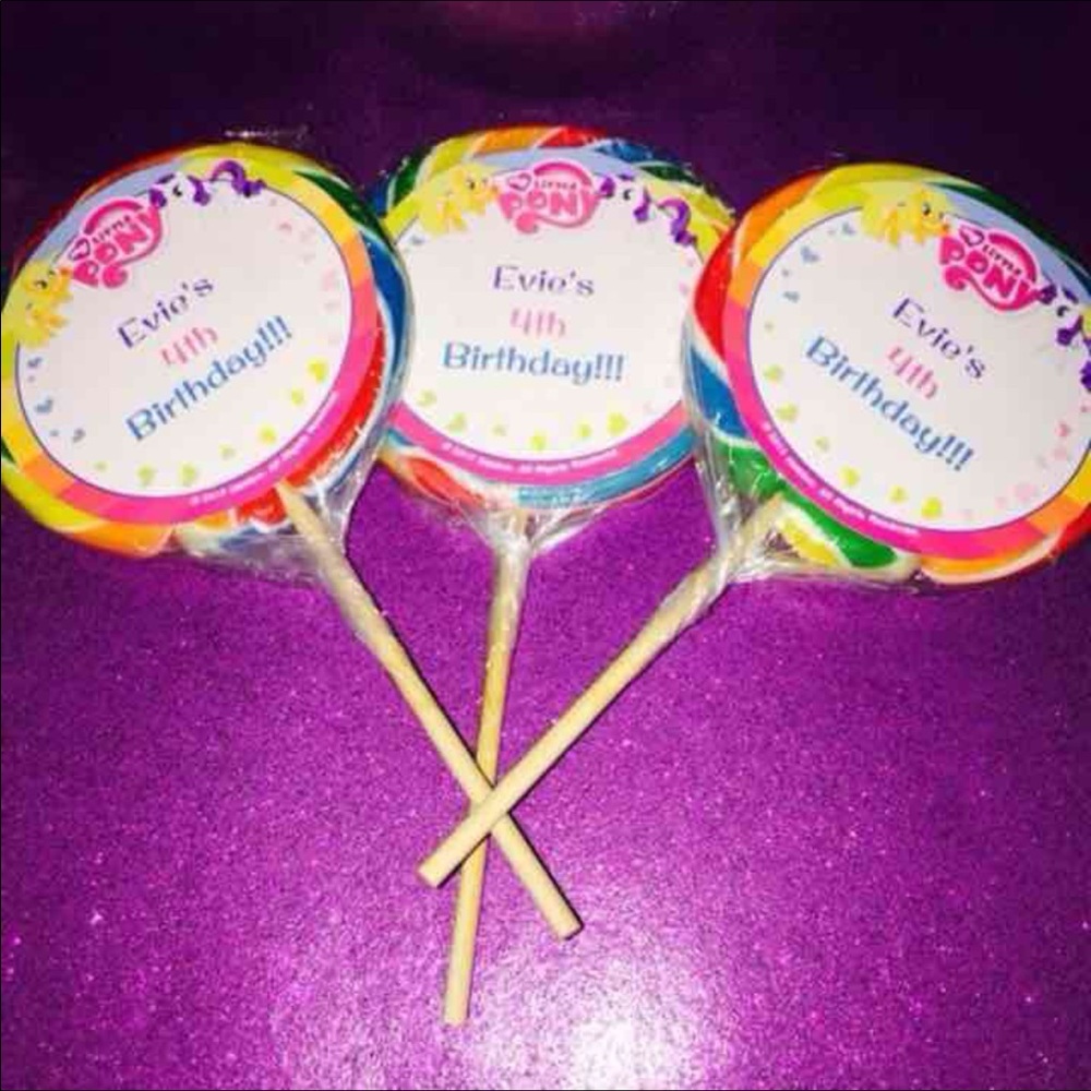 My Little Pony Party Favors Jumbo Lollipops - Picture 1 of 1