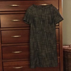 Tory Burch tweed dress.