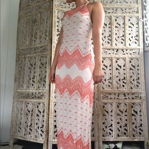 Hand Beaded Low Back Maxi