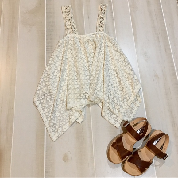 New! Urban Outfitters Staring at Stars Lace Top - Picture 2 of 5