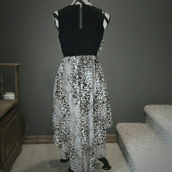 Cheetah Hi-Lo Dress - Picture 2 of 2