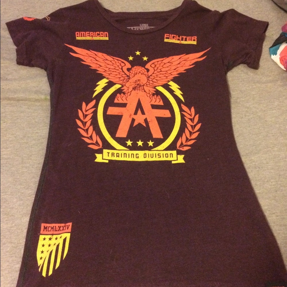 American fighter shirt