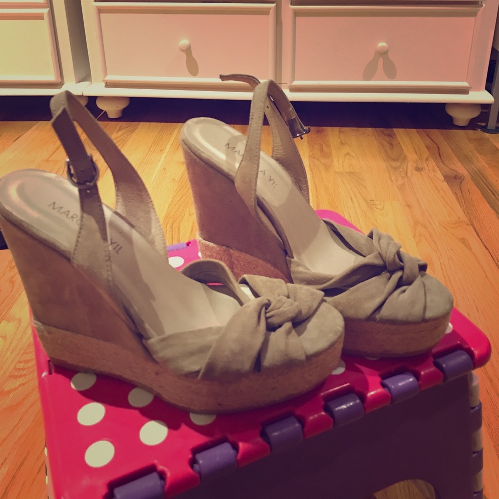 Marcela Yil Suede wedge Espadrilles