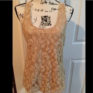 Sleeveless banana republic top