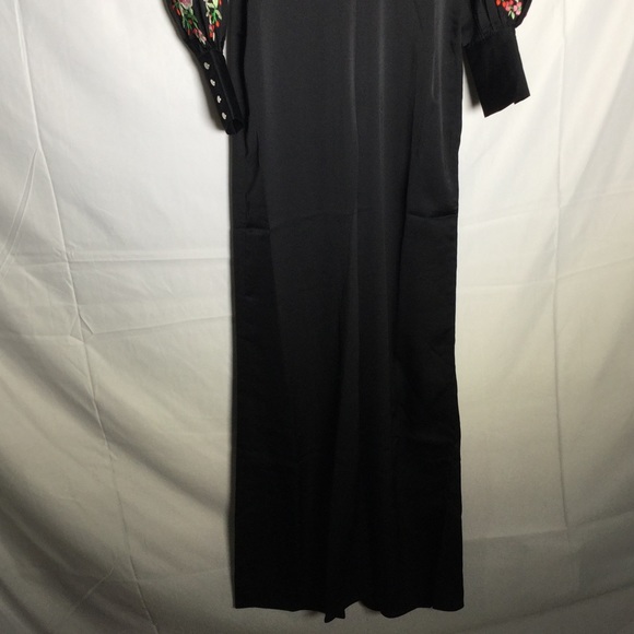 #5102 🦁💛 NEW come up roses embroidered jumpsuit - Picture 5 of 6