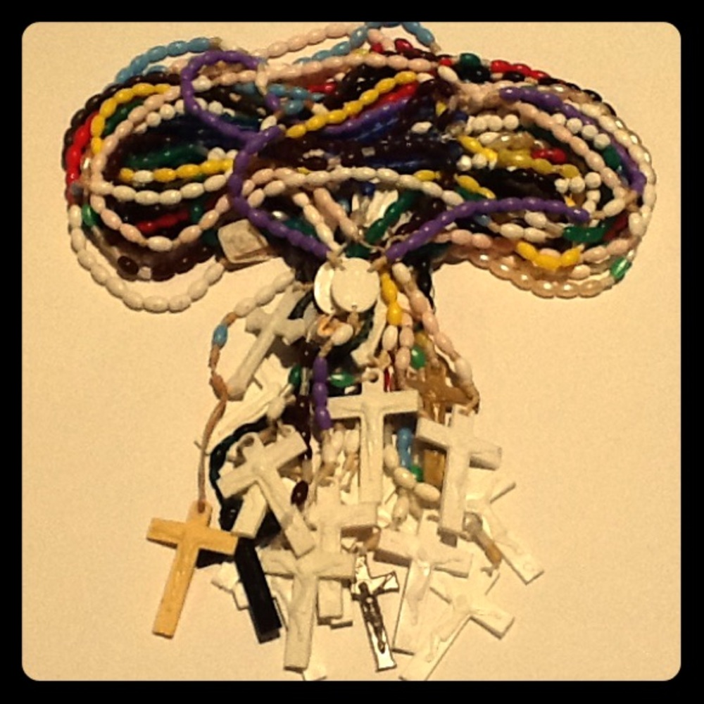 20x's Vintage Resin Rosary necklaces