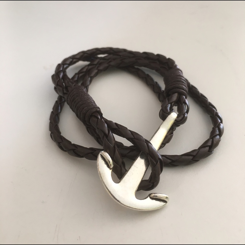 Anchor wrap bracelet
