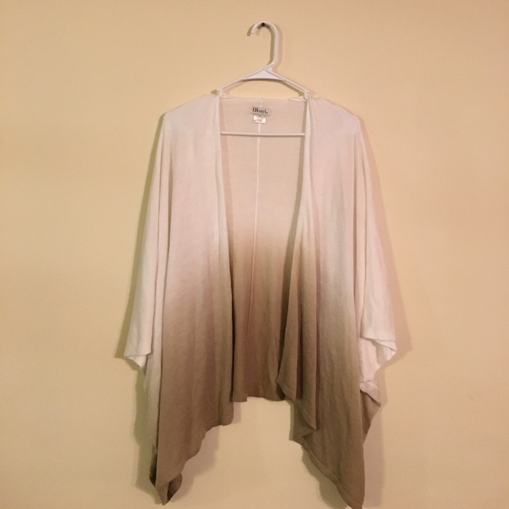 Draped cardigan
