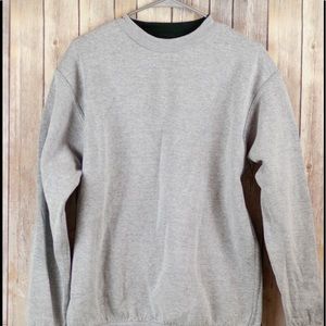 Reversible sweatshirt