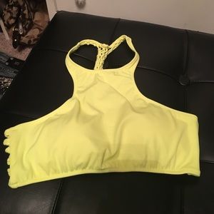 Victoria Secret swim top with macrame back
