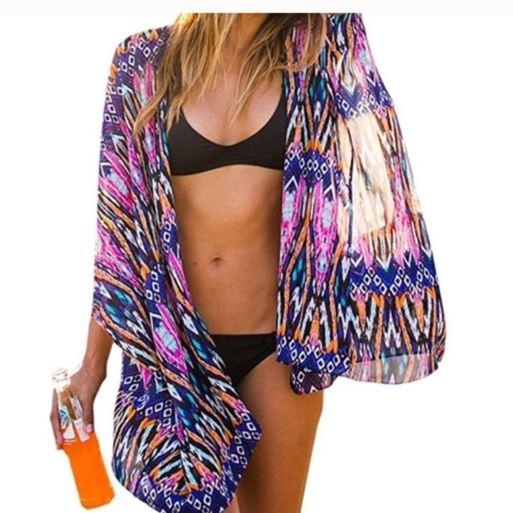 🎉HP BEST IN SWIM🎉LAST ONE🚨Kimono Cover-up - Picture 4 of 6