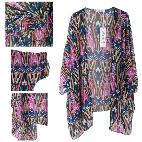 🎉HP BEST IN SWIM🎉LAST ONE🚨Kimono Cover-up - Picture 2 of 6