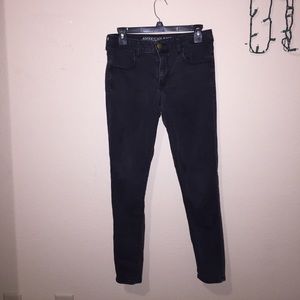 American Eagle Outfitters stretchy jeans.