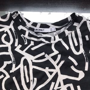 ➿ Zara Patterned Crop Top ➿