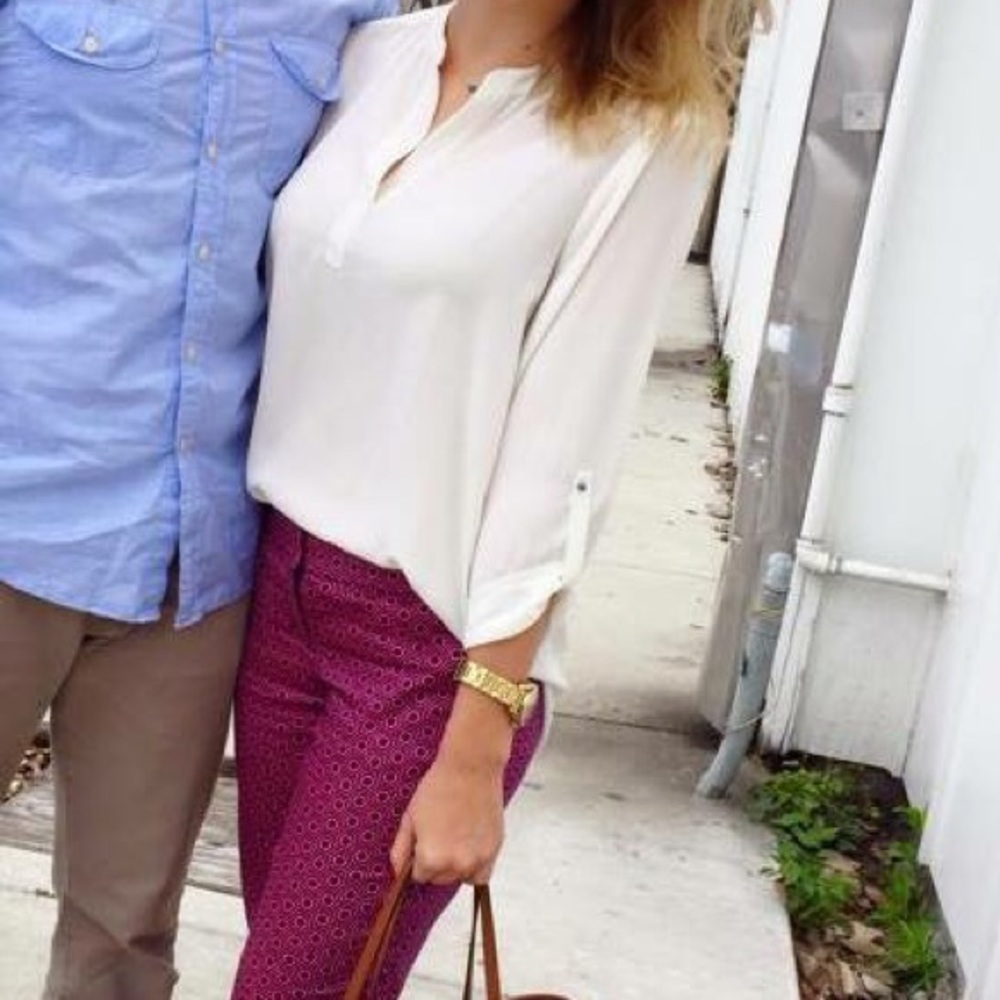 Laundry by Shelli Segal used pattern cropped pants