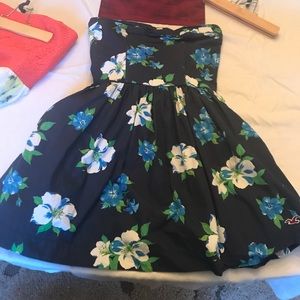 Strapless Floral Hollister Dress
