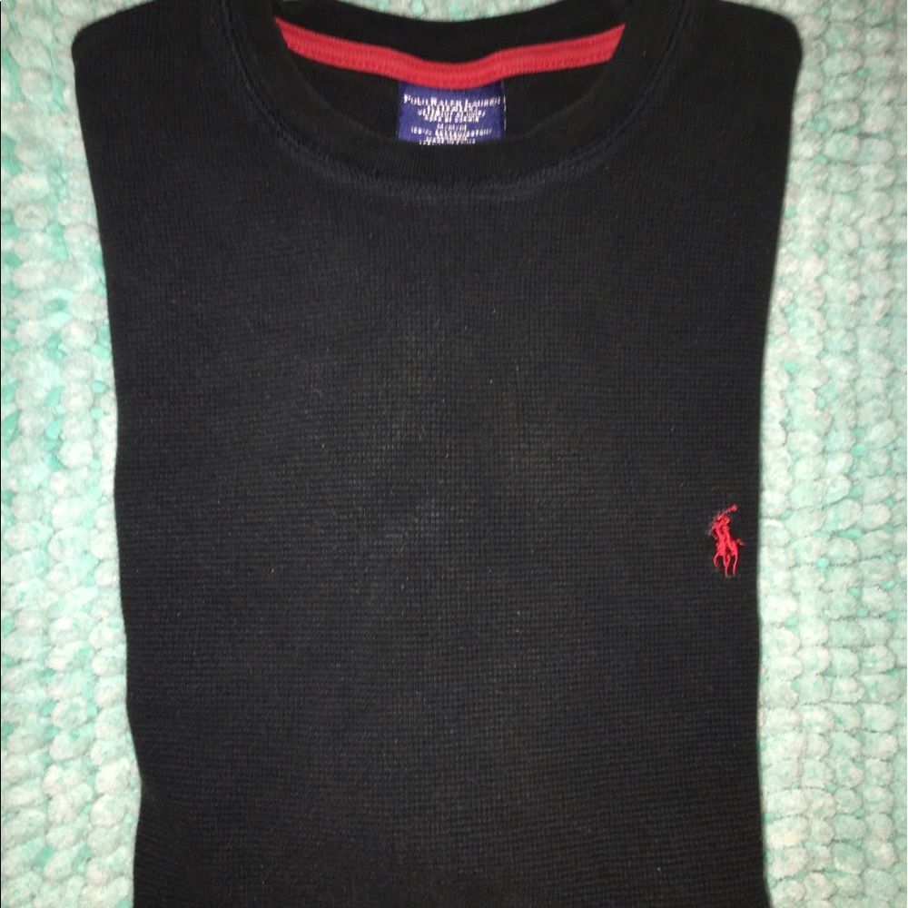 Black Thermal Polo
