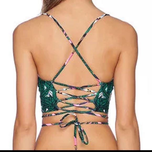 New! Gorgeous strappy bondage-style bikini sz L - Picture 2 of 2