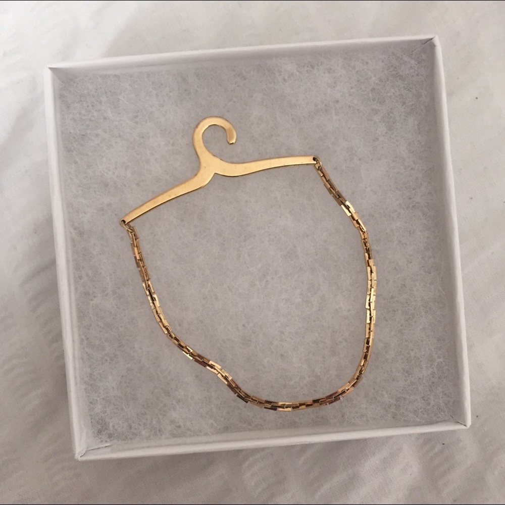 VINTAGE GOLD HANGER BRACELET
