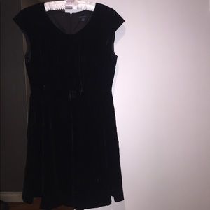 Black crushed velvet Tommy Hilfiger dress