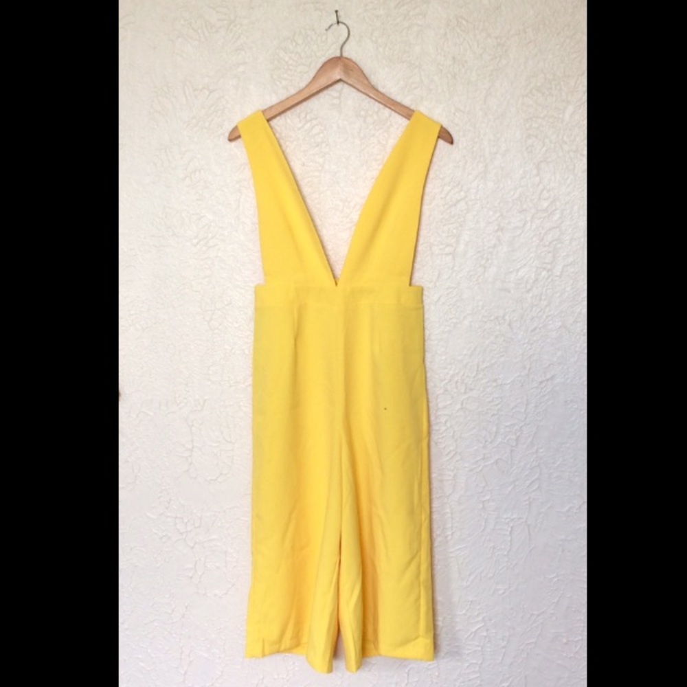 Missguided Sunshine Yellow Jumpsuit