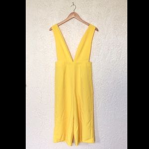 Missguided Sunshine Yellow Jumpsuit