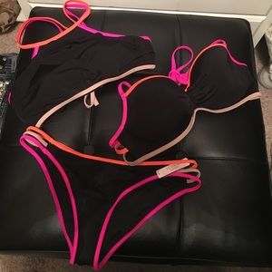 BUNDLE, NWT Victoria Secret swim 2 tops / 1 bottom