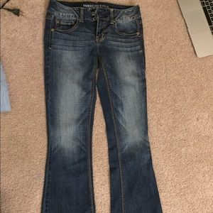 AEO Denim Artist Super Stretch flare jean