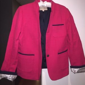 Fuchsia Banana Republic blazer