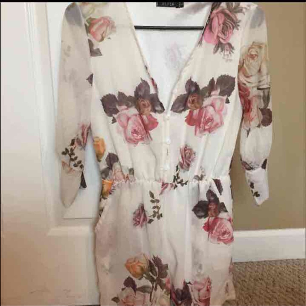Size small flower romper