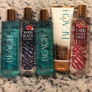 Body sprays and body lotion