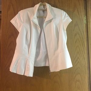 NWOT White Worthington Lined Jacket Size XL