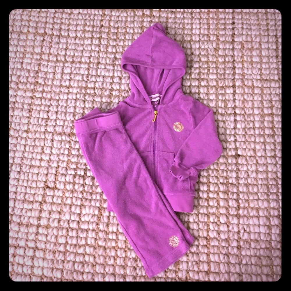 Juicy Couture baby hoodie and pants
