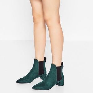 Zara Elastic High Heel Ankle Boots