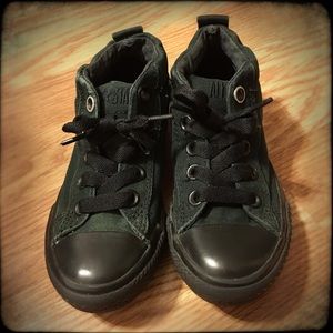 Youth Black Converse High Tops